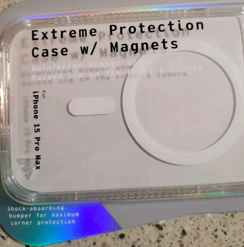 MVMT Clear iPhone 15 Pro Max Extreme Protection Magsafe Case NEW